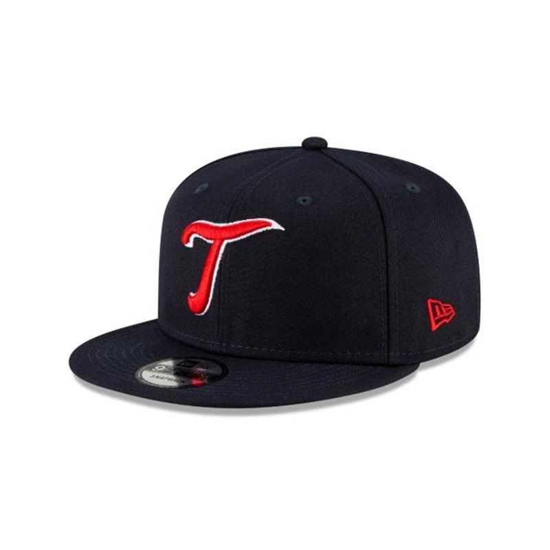 MLB Minnesota Twins Ligature 9Fifty Snapback (XML5160) - Blue New Era Caps